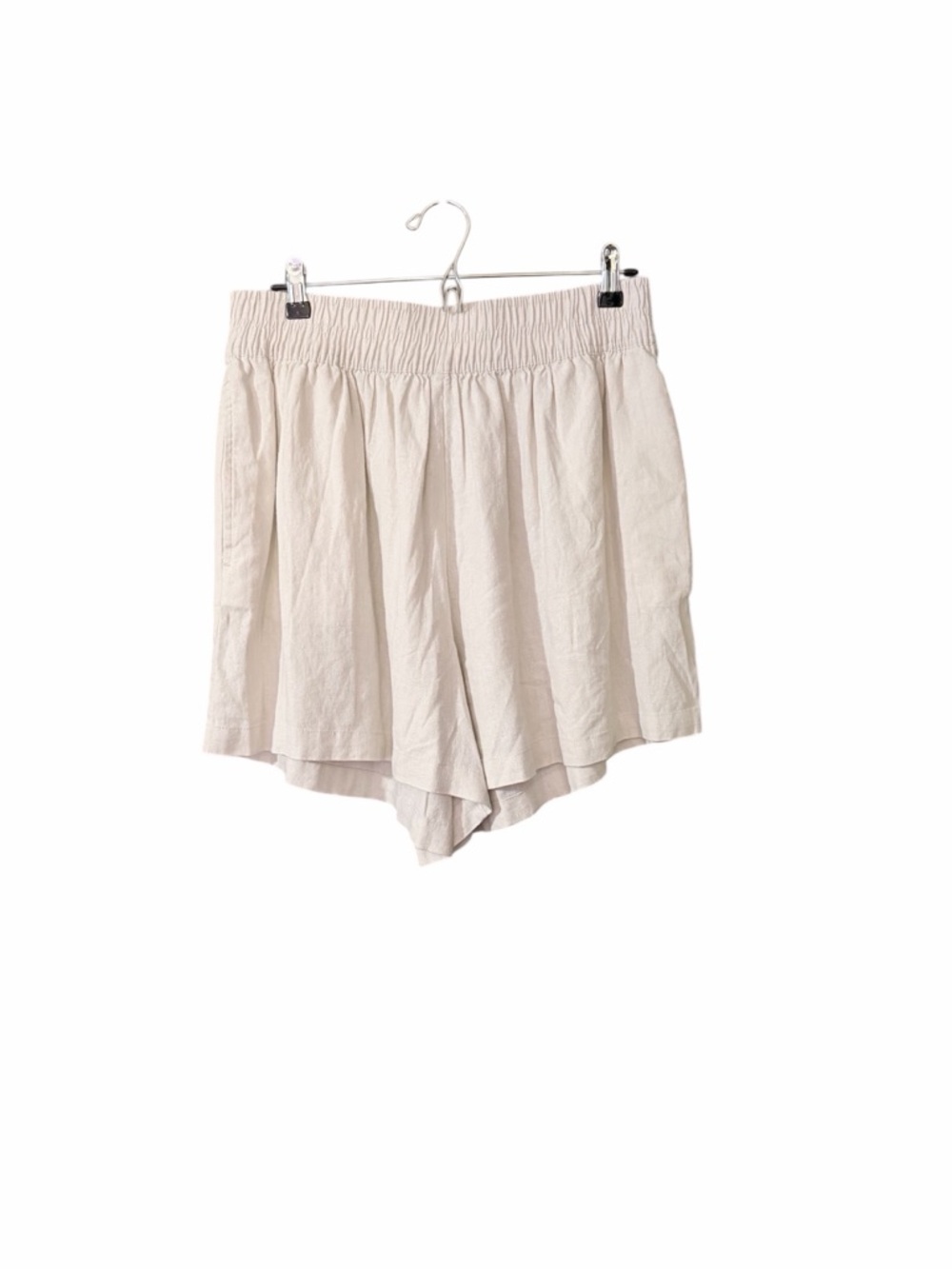 Ava &‎ Viv Cream Linen Shorts